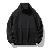 Oversized Hoodies Sweatshirt Mens Black Hip Hop Punk Pullover Streetwear Hip Hop Sweatshirt Men Clothing Korean Couple Tops