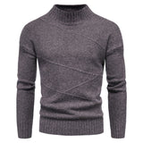 Men's Sweater Cross-border Men's Half-turtleneck Slim-fit Long-sleeved Sweater Base Shirt