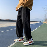 Riolio Spring brand straight loose trouser  Korean High street men and women can wear denim classic fashion trend boys girls jeans