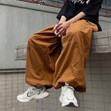 Riolio Vintage Baggy Cargo Pants Men Cotton Wide Leg Trousers Male Oversize Retro Loose Casual Japanese Streetwear Hip Hop