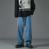 Baggy Denim Pants For Men Solid Color Harajuku Streetwear Jeans Vintage New Brand Trousers Male Casual Clothing