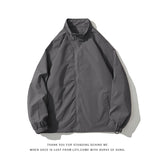 Riolio Autumn New Men's Zipper Bomber Jacket Male Casual Streetwear Loose Black Gray Pilot Coat Man Clothing 4XL 5XL