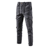 Riolio 100% Cotton Men's Cargo Trousers High Quality Casual Pants for Men New Spring Zipper Multi-pockets Streetwear Pants Men