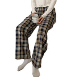 Riolio Summer Plaid Pants Men S-3XL Casual Straight Trousers for Male/Female Harajuku Hip-hop Pants