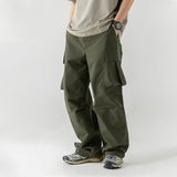 Riolio Techwear Cargo Pants Men Parachute Green Trousers Male Streetwear Hip Hop Spring Summer Pocket Loose Casual Safari Style