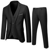 Men Wedding Suit Prom Dress Jacket+Pants+Vest Men Suit Set Slim Fit Tuxedo Male Blazer Customized British Style Groom Clothing