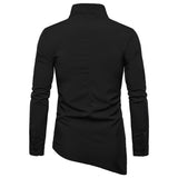 Spring Shirt Chic Slim Fit Long Sleeves Individual Autumn Shirt for Daily Wear  Autumn Shirt  Men Autumn Shirt