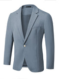 Riolio Men's Casual V-neck Casual Long Sleeve Blazer