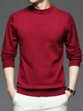 Riolio Men's Round Neck Pullover Knit Sweater Best Sellers